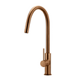 Meir Round Piccola Pull-Out Kitchen Mixer - PVD Lustre Bronze MK17-PVDBZ
