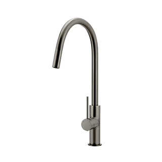 Meir Round Piccola Pull-Out Kitchen Mixer - PVD Shadow Gun Metal MK17-PVDGM