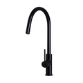 Meir Round Piccola Pull-Out Kitchen Mixer - Matte Black MK17