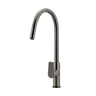 Meir Round Paddle Piccola Pull-Out Kitchen Mixer - PVD Shadow Gun Metal MK17PD-PVDGM