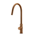 Meir Round Pinless Piccola Pull-Out Kitchen Mixer - PVD Lustre Bronze MK17PN-PVDBZ