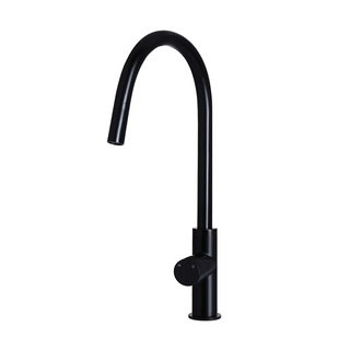 Meir Round Pinless Piccola Pull-Out Kitchen Mixer - Matte Black MK17PN