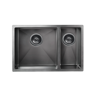 Meir Lavello 670 1 & 1/2 Bowl Sink - Brushed Gun Metal - MKSP-D670440-GM