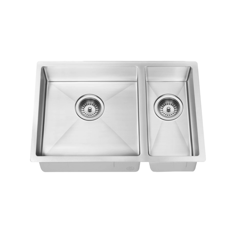 Meir Lavello 670 1 & 1/2 Bowl Sink - Brushed Nickel
