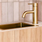 Meir Lavello 380 Single Bowl Bar Sink - Brushed Bronze Gold - MKSP-S322222-PVDBB