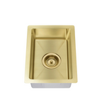 Meir Lavello 380 Single Bowl Bar Sink - Brushed Bronze Gold - MKSP-S322222-PVDBB