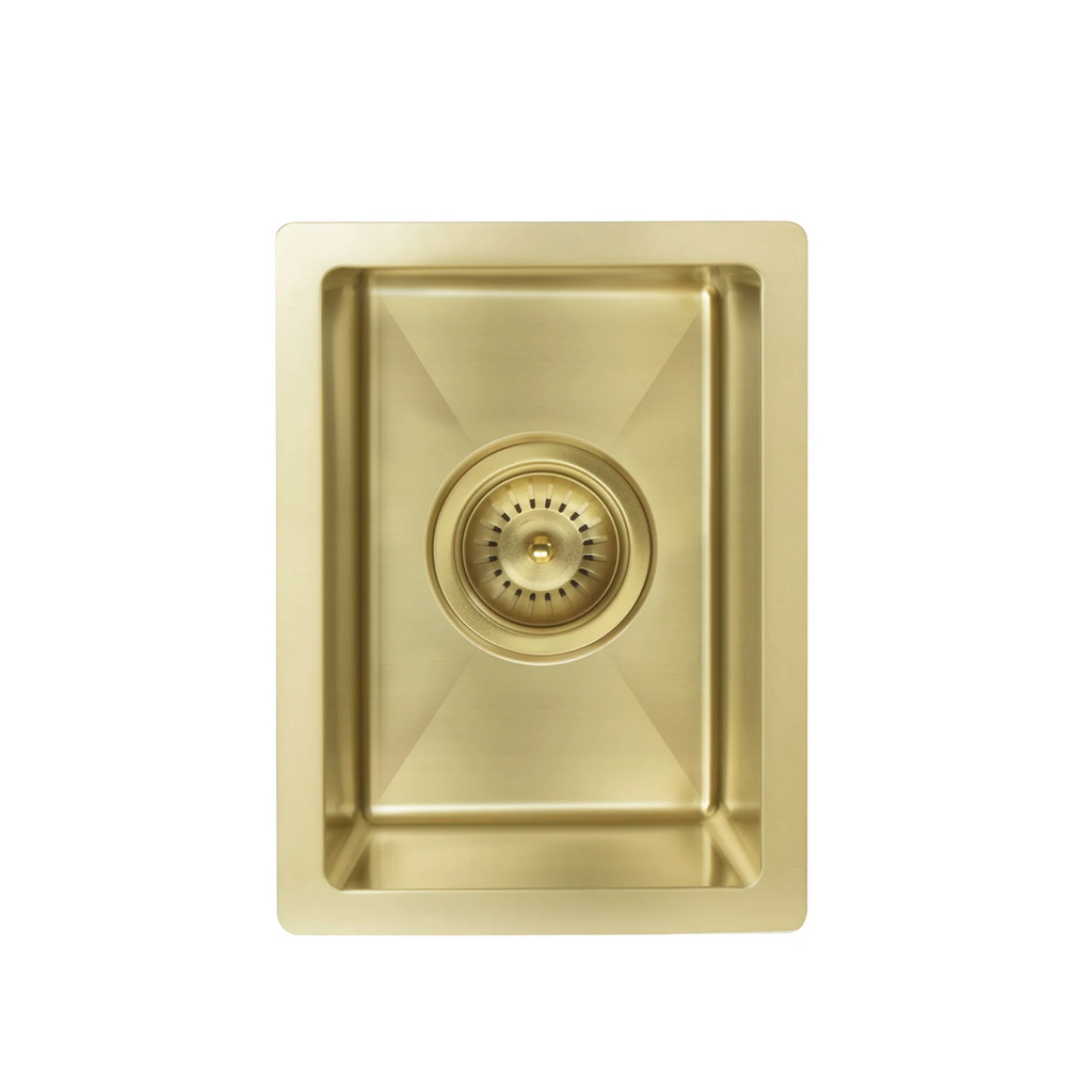 Meir Lavello 380 Single Bowl Bar Sink - Brushed Bronze Gold - MKSP-S322222-PVDBB