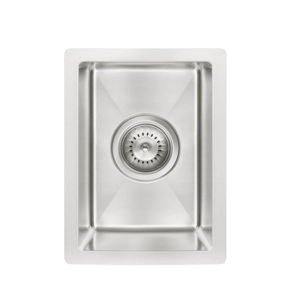 Meir Lavello 380 Single Bowl Bar Sink - Brushed Nickel - MKSP-S322222-PVDBN