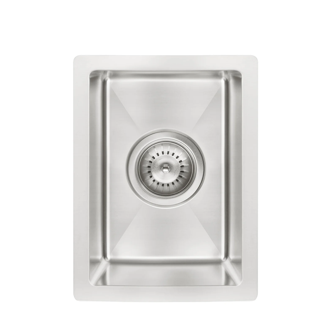 Meir Lavello 380 Single Bowl Bar Sink - Brushed Nickel - MKSP-S322222-PVDBN