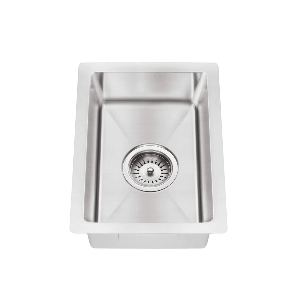 Meir Lavello 380 Single Bowl Bar Sink - Brushed Nickel - MKSP-S322222-PVDBN