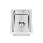 Meir Lavello 380 Single Bowl Bar Sink - Brushed Nickel - MKSP-S322222-PVDBN