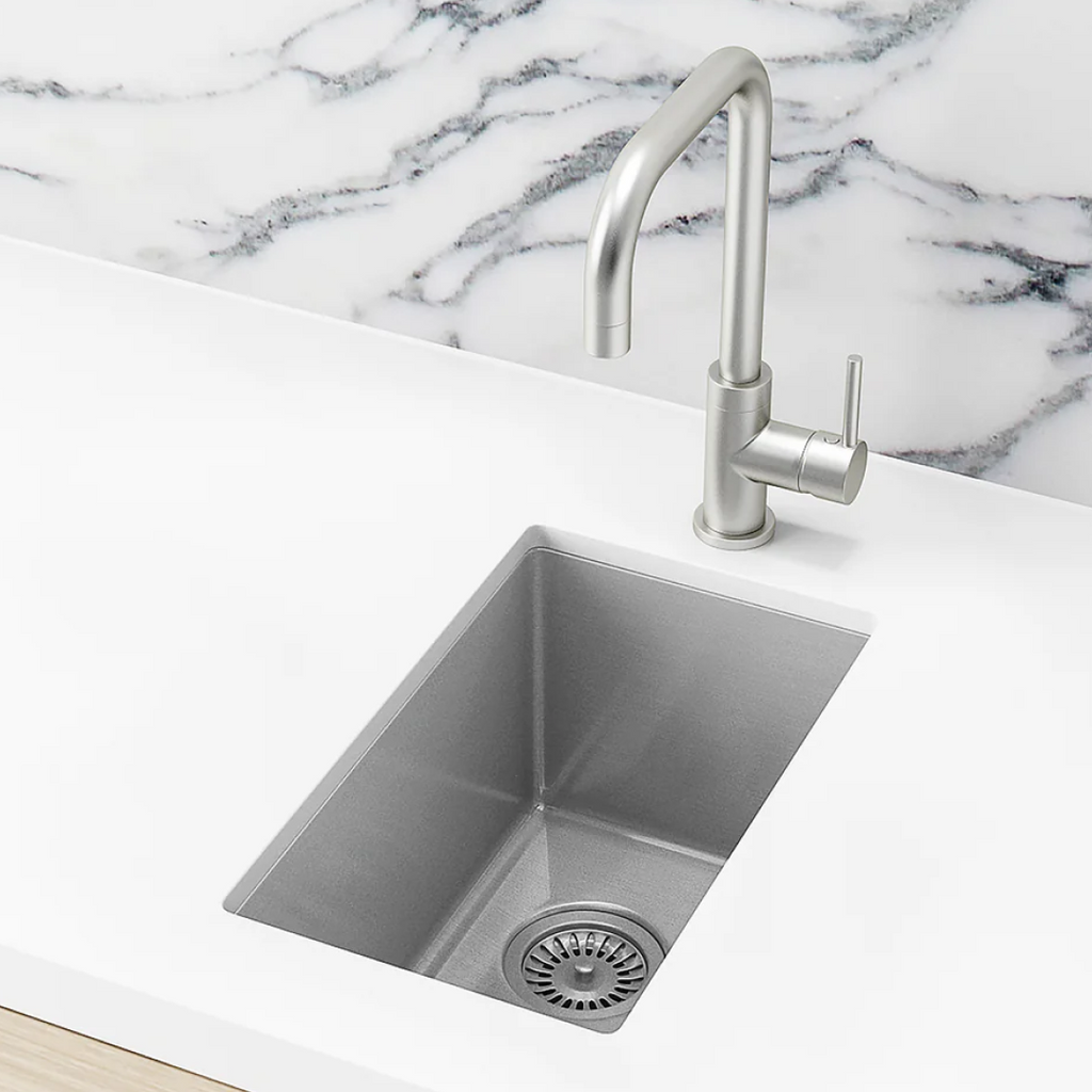 Meir Lavello 380 Single Bowl Bar Sink - Brushed Nickel - MKSP-S322222-PVDBN