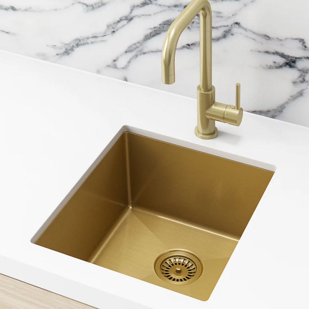 Meir Lavello 380 Single Bowl Sink - Brushed Bronze Gold - MKSP-S380440-PVDBB