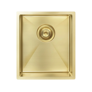 Meir Lavello 380 Single Bowl Sink - Brushed Bronze Gold - MKSP-S380440-PVDBB