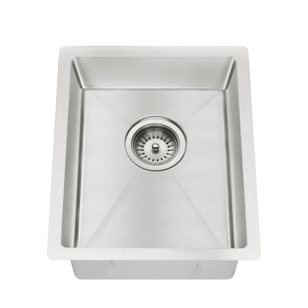 Meir Lavello 380 Single Bowl Sink - Brushed Nickel - MKSP-S380440-PVDBN
