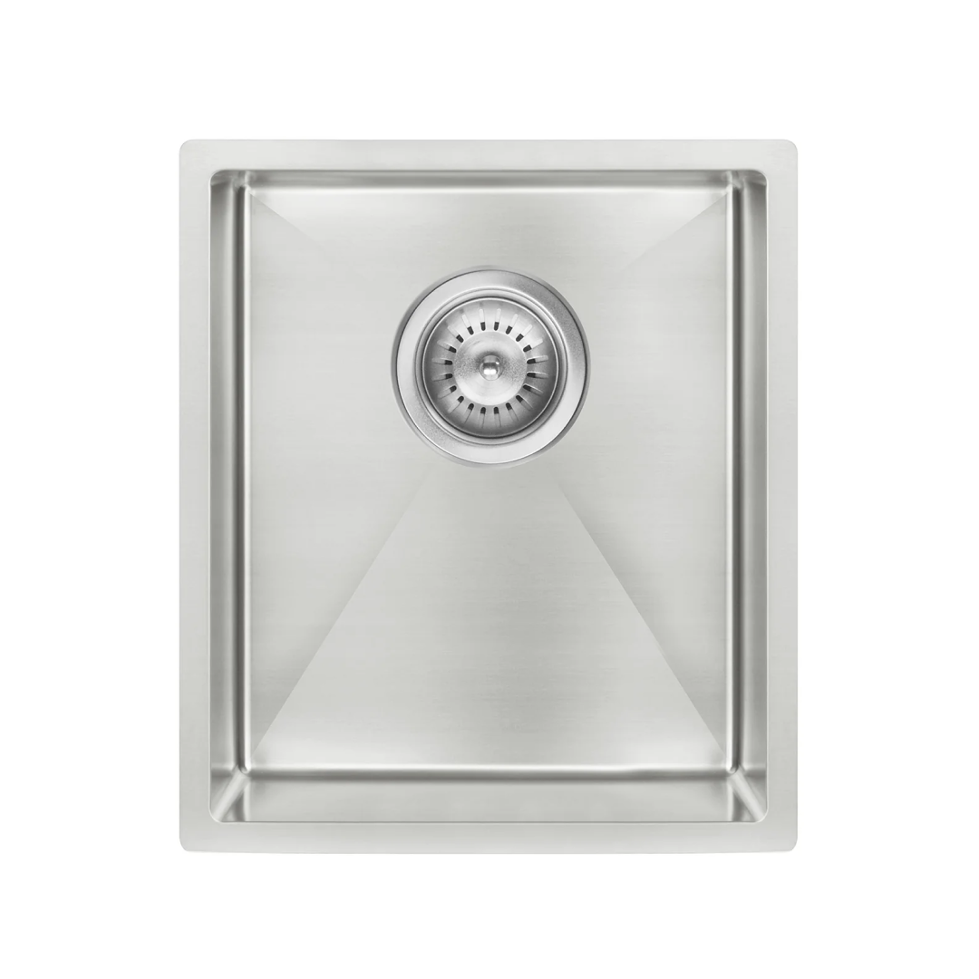 Meir Lavello 380 Single Bowl Sink - Brushed Nickel - MKSP-S380440-PVDBN