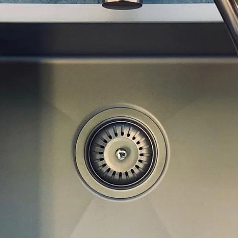 Meir Lavello 380 Single Bowl Sink - Brushed Nickel