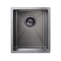 Meir Lavello 380 Single Bowl Sink - Gun Metal Black - MKSP-S380440-PVDGM