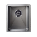 Meir Lavello 380 Single Bowl Sink - Gun Metal Black - MKSP-S380440-PVDGM