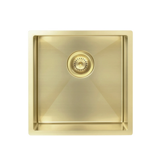 Meir Lavello 450 Single Bowl Sink - Brushed Bronze Gold - MKSP-S450450-PVDBB