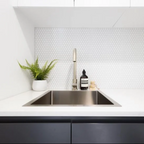 Meir Lavello 450 Single Bowl Sink - Brushed Nickel - MKSP-S450450-PVDBN