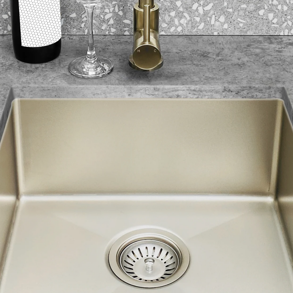 Meir Lavello 450 Single Bowl Sink - Brushed Nickel - MKSP-S450450-PVDBN