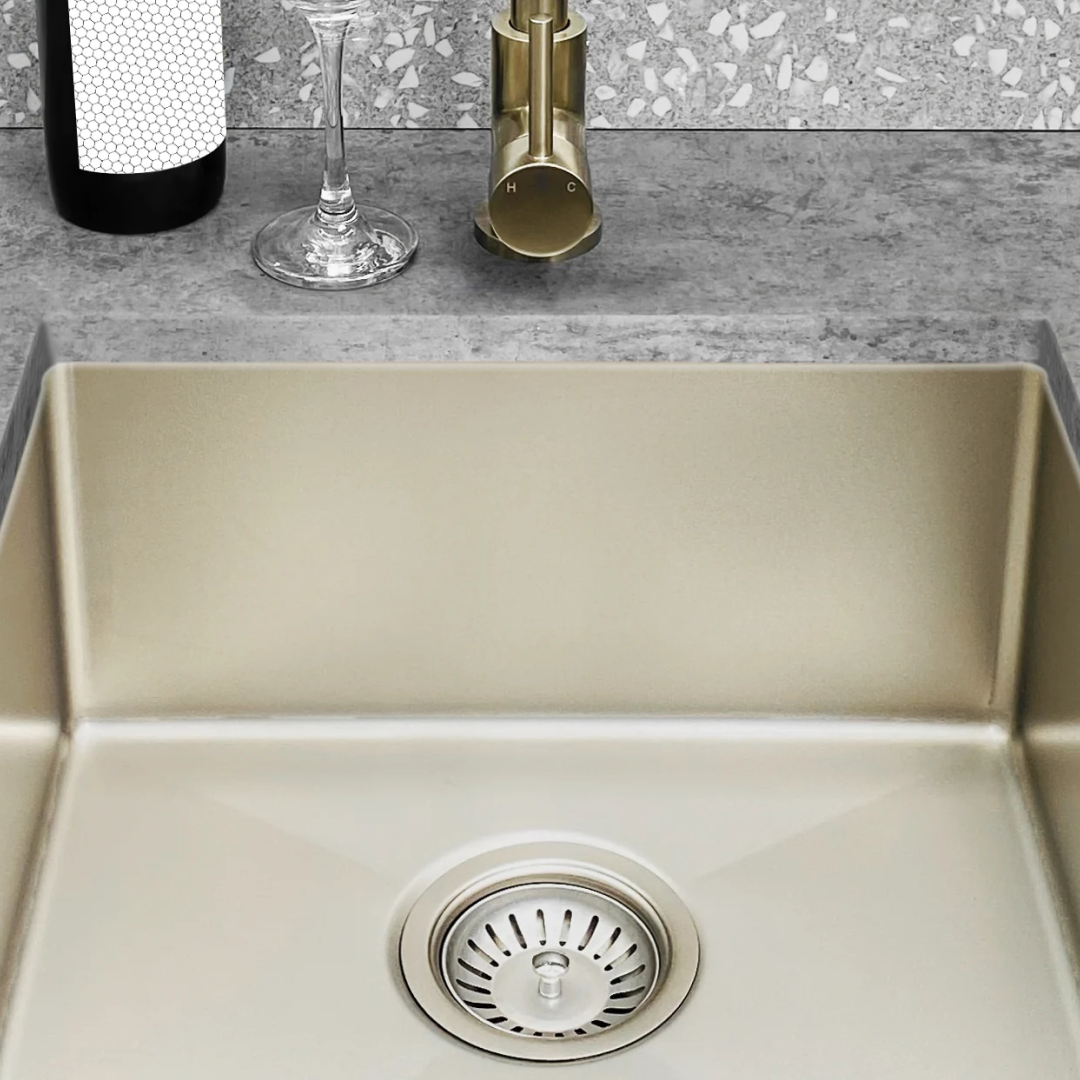 Meir Lavello 450 Single Bowl Sink - Brushed Nickel - MKSP-S450450-PVDBN
