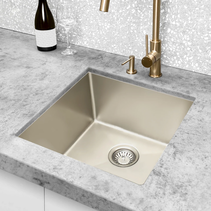 Meir Lavello 450 Single Bowl Sink - Brushed Nickel