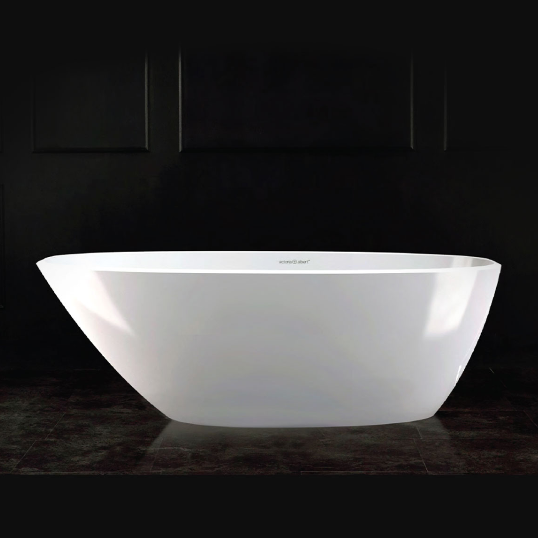 Victoria + Albert Mozzano 2 1685 Freestanding Bath - Gloss White MO2-N-SW-NO