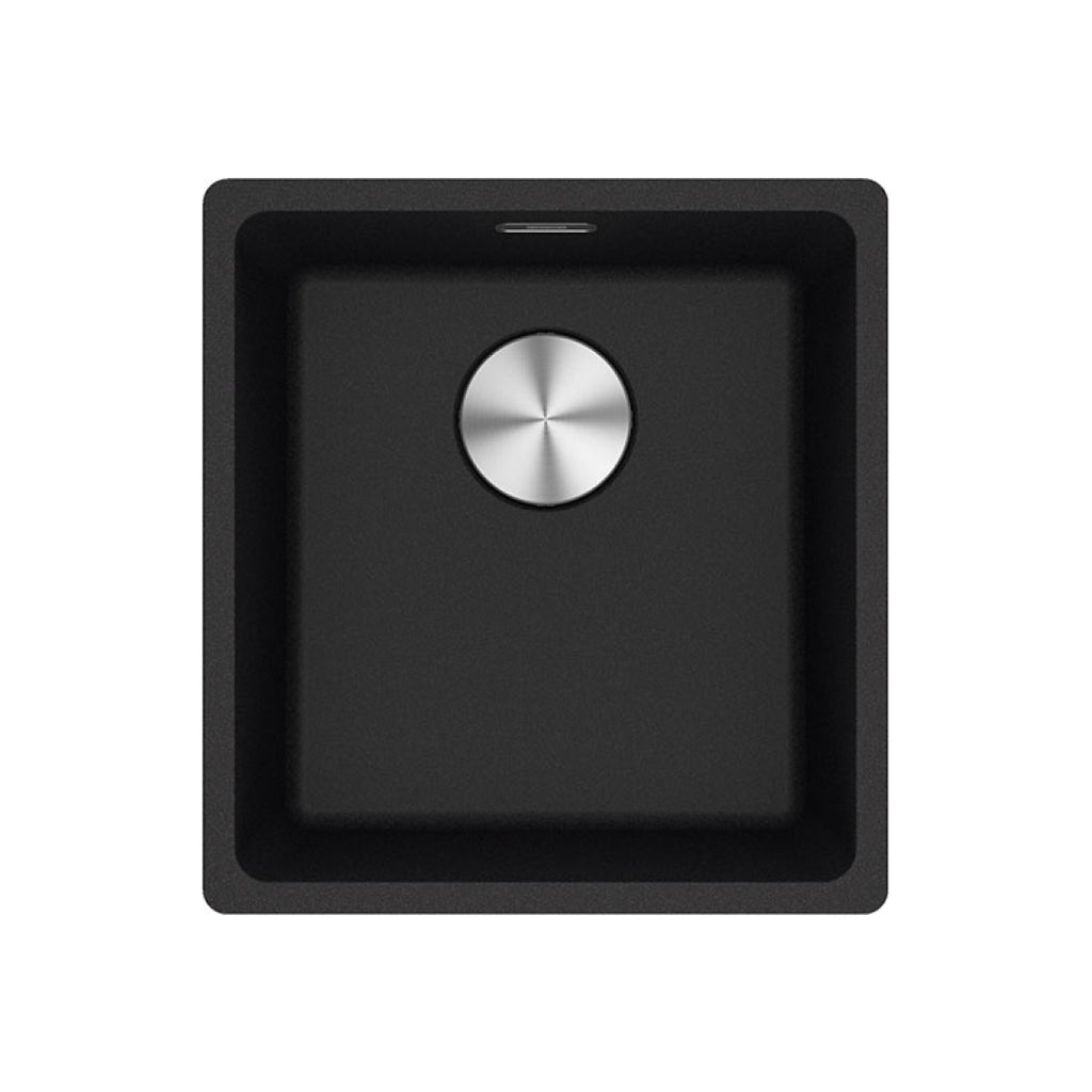 Franke Maris 370mm Single Bowl Undermount Sink MRG110-37ON-B - Onyx - MRG11037ONB