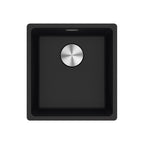Franke Maris 370mm Single Bowl Undermount Sink MRG110-37ON-B - Onyx - MRG11037ONB