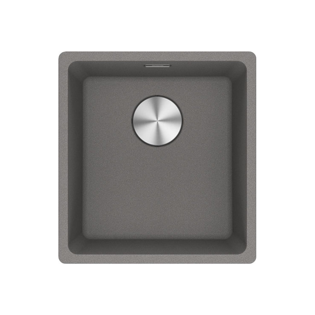 Franke Maris 370mm Single Bowl Undermount Sink MRG110-37SG-B - Stone Grey - MRG11037SGB