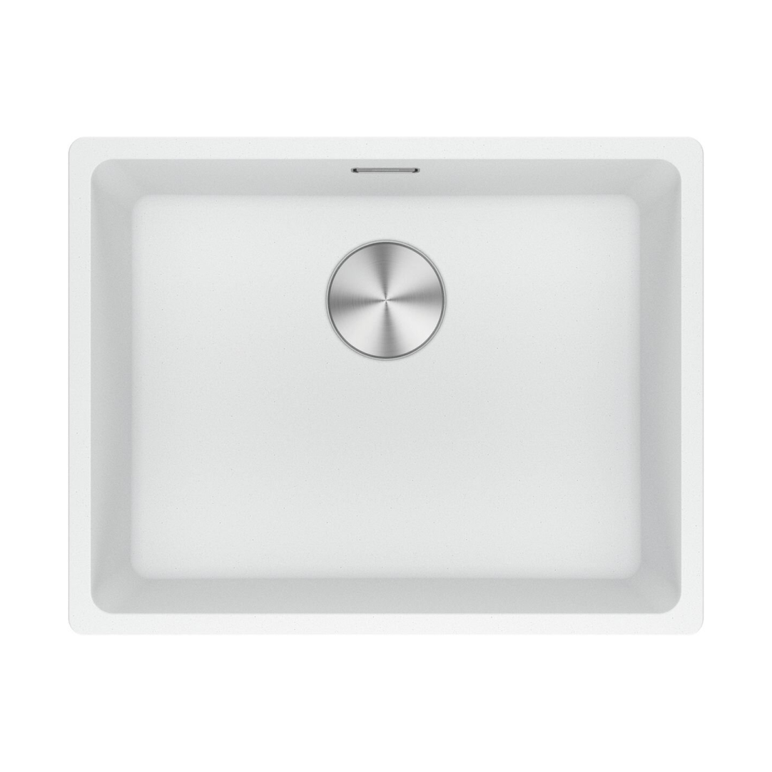 Franke Maris MRG110-52PW-B Undermount Single Bowl 520mm - Polar White - MRG11052PWB