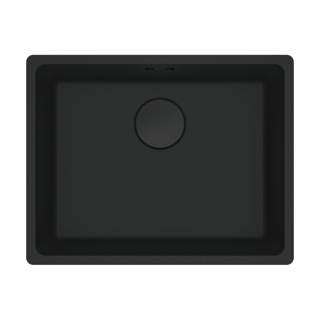 Franke Maris MRG110-52MB-B Undermount Single Bowl 520mm - Matte Black - MRG11052MBB