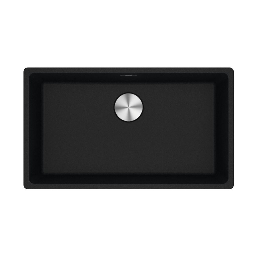 Franke Maris MRG110-72ON-B 720mm Undermount Single Bowl Sink - Onyx - MRG11072ONB
