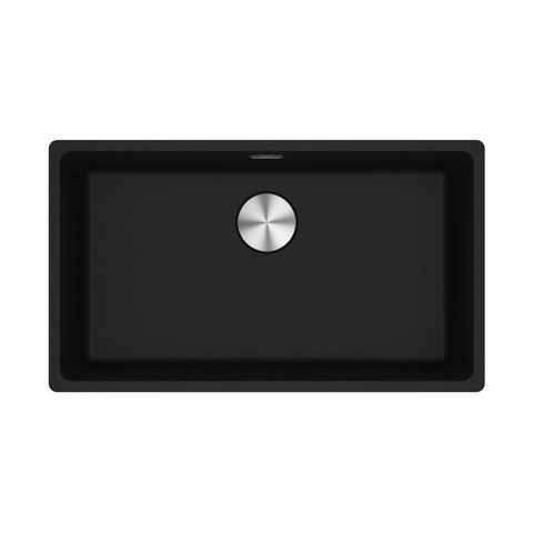 Franke Maris MRG110-72ON-B 720mm Undermount Single Bowl Sink - Onyx