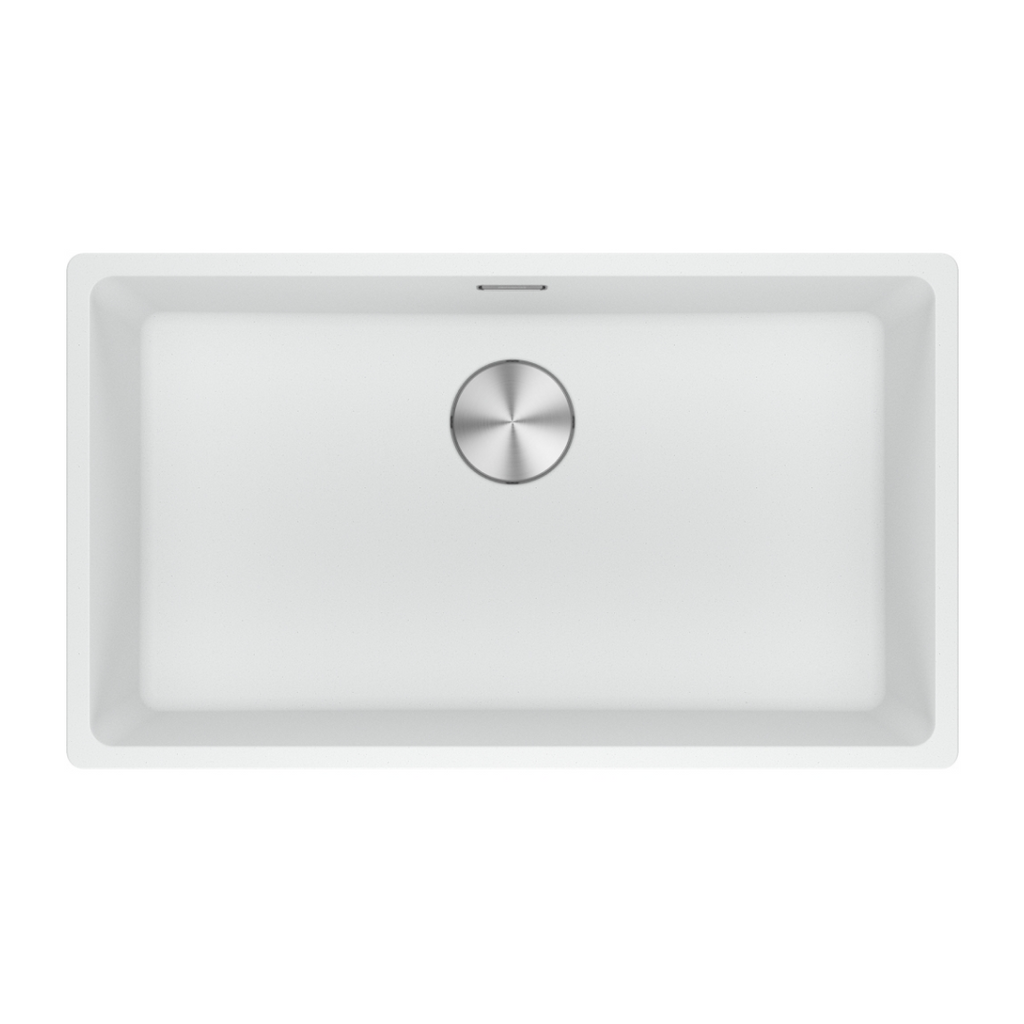 Franke Maris MRG110-72PW-B 720mm Undermount Single Bowl Sink - Polar White - MRG11072PWB