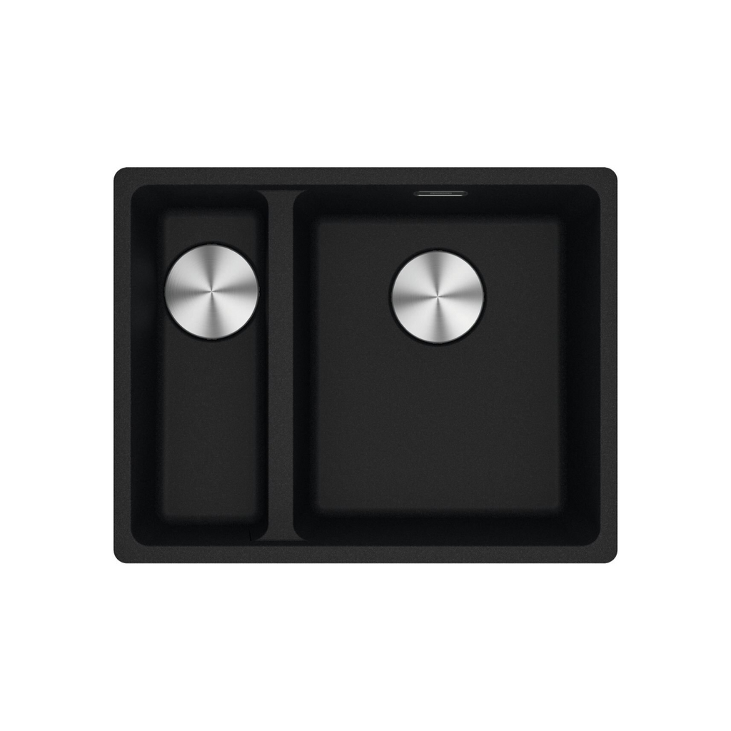 Franke Maris Undermount 1 & 1/2 Left Bowl Sink - MRG160SBLON-B Onyx - MRG160SBLONB