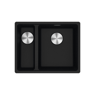 Franke Maris Undermount 1 & 1/2 Left Bowl Sink - MRG160SBLON-B Onyx - MRG160SBLONB