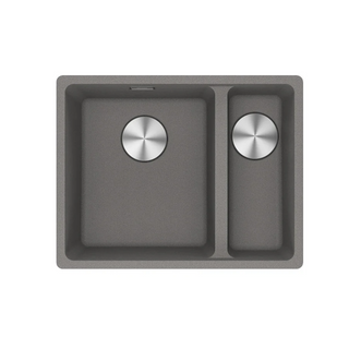 Franke Maris Undermount 1 & 1/2 Right Bowl Sink - MRG160SBRSG-B Stone Grey - MRG160SBRSGB