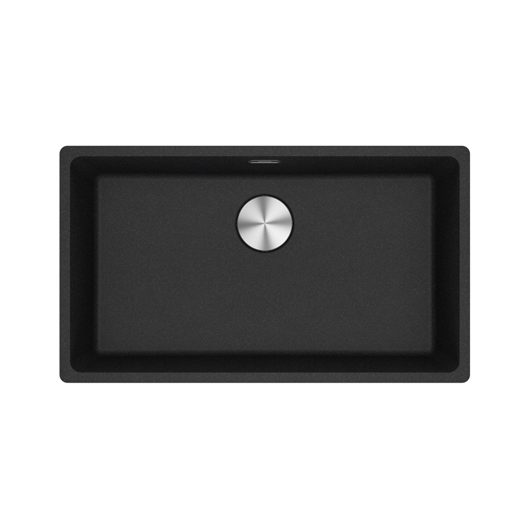 Franke Maris MRG610-72ON Single Bowl Topmount Sink - Onyx - MRG61072ON