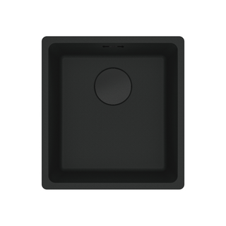 Franke Maris 370mm Single Bowl Undermount Sink MRG110-37MB-B - Matte Black - MRG11037MBB