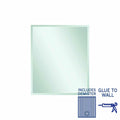 Thermogroup Montana Rectangle 25mm Bevel Edge Mirror - 900x750mm Glue-to-Wall and Demister - MS9075GTD