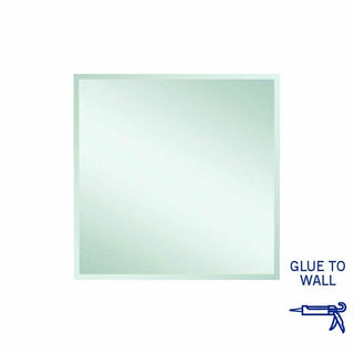 Thermogroup Montana Rectangle 25mm Bevel Edge Mirror - 900x900mm Glue-to-Wall - MS9090GT