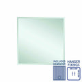 Thermogroup Montana Rectangle 25mm Bevel Edge Mirror - 900x900mm with Hangers and Demister - MS9090HND
