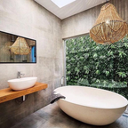 Pietra Bianca Maddison 1800mm Freestanding Bath - Charcoal - PB4091-C