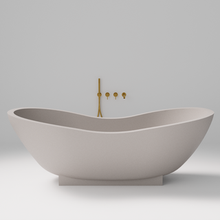 Pietra Bianca Mango 1820mm Freestanding Bath - Charcoal - PB4092-C