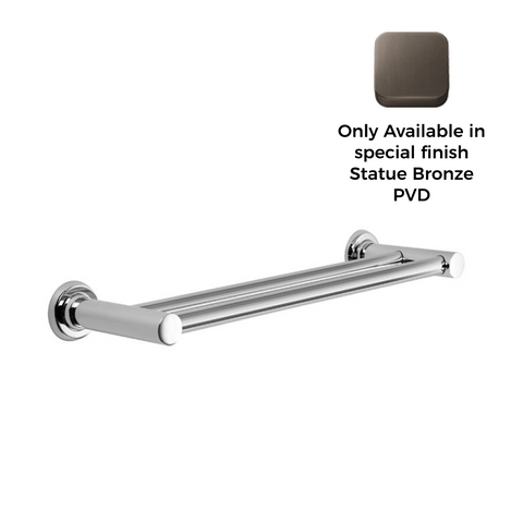 Brodware Manhattan Towel Rail Statue Bronze PVD