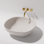 Pietra Bianca Marcello Above Counter Basin 450mm - White Onyx - PB3009-WO