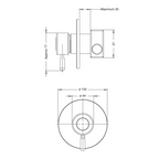 Rainware Marengo Wall Mixer - 316 Stainless Steel - 8700-Marengo